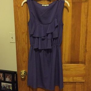 Purple ruffle dress